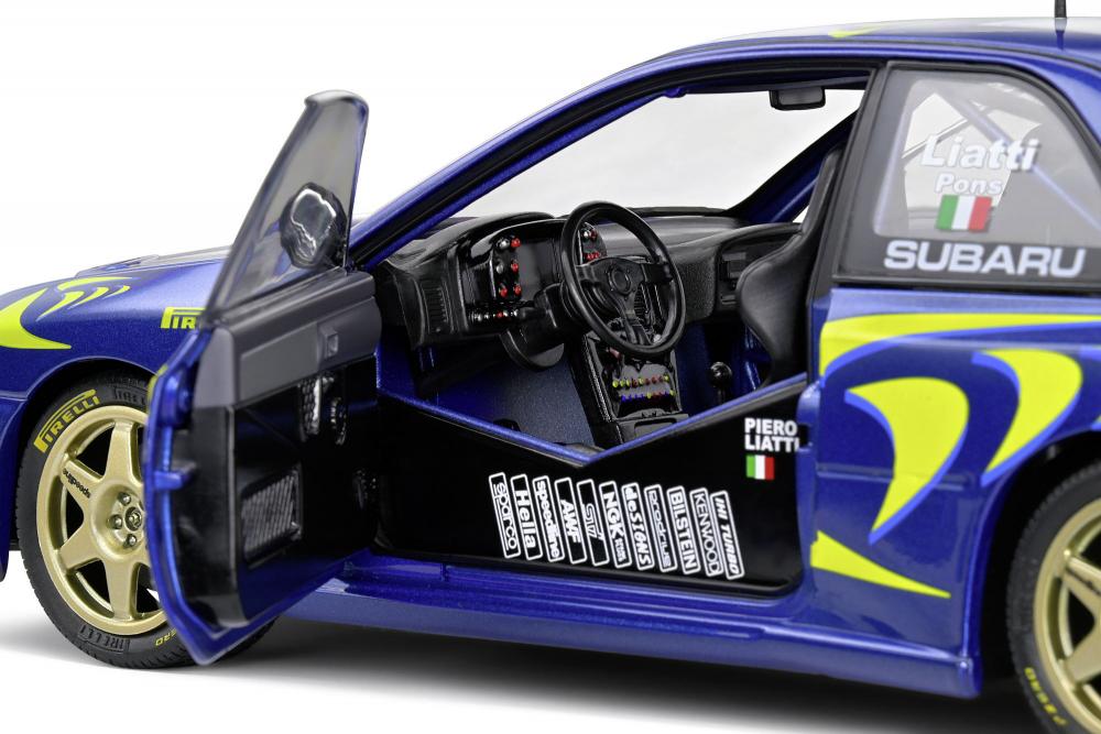 Solido Modellauto Maßstab 1:18 Subaru Impreza 22B #4 blau 1997 S1807405