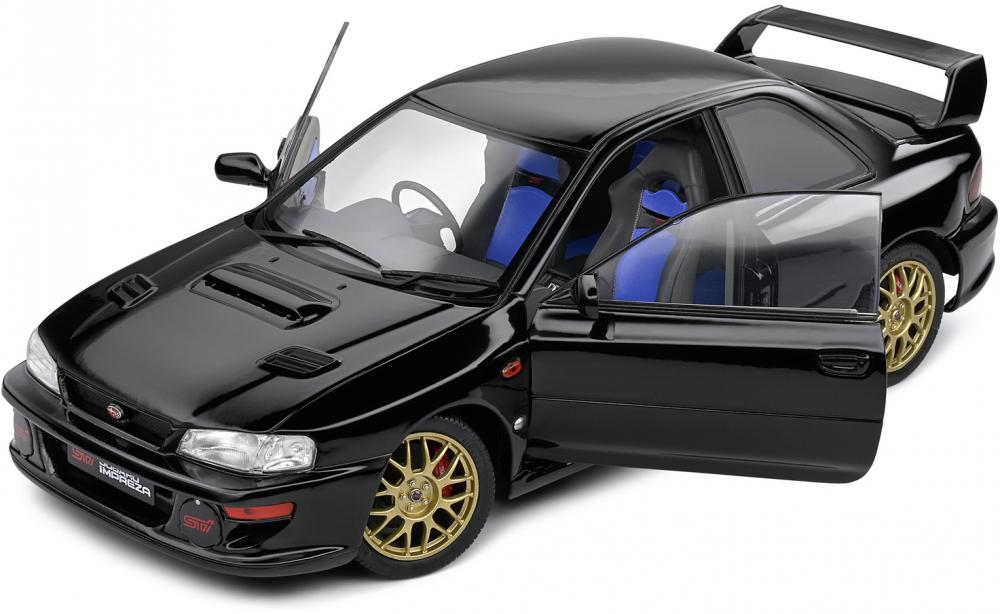 Solido Modellauto Maßstab 1:18 Subaru Impreza 22B 1998 schwarz S1807406