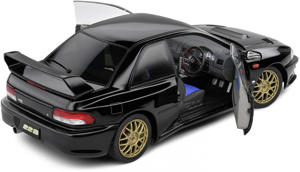 Solido Modellauto Maßstab 1:18 Subaru Impreza 22B 1998 schwarz S1807406