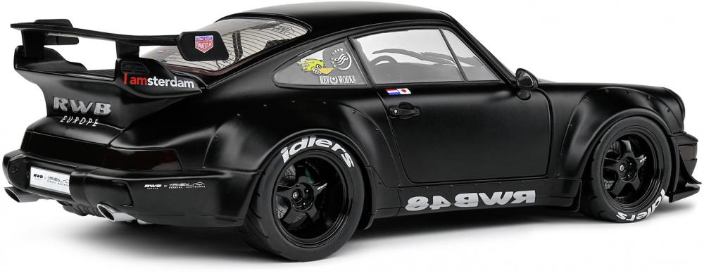 Solido Modellauto Maßstab 1:18 Porsche RWB Bodykit Darth Vader schwarz 2016 S1807508