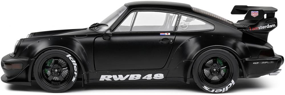 Solido Modellauto Maßstab 1:18 Porsche RWB Bodykit Darth Vader schwarz 2016 S1807508