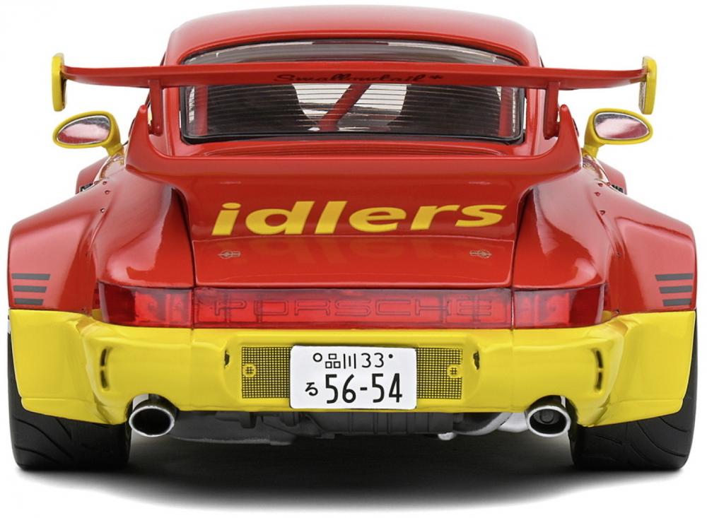 Solido Modellauto Maßstab 1:18 Porsche RWB Bodykit Maty's Idlers 2016 rot S1807509