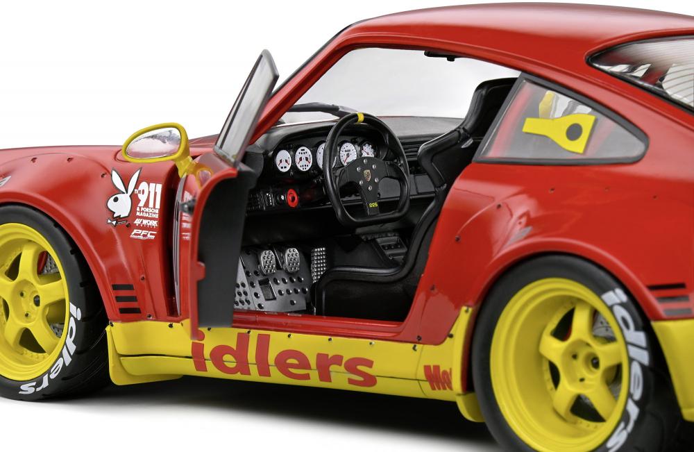 Solido Modellauto Maßstab 1:18 Porsche RWB Bodykit Maty's Idlers 2016 rot S1807509