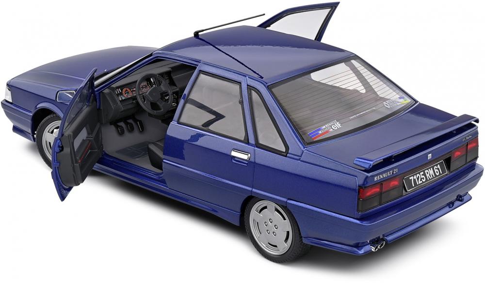 Solido Modellauto Maßstab 1:18 Renault 21 MK.1 Turbo 1988 blau S1807706