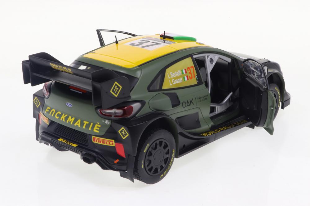 Solido Modellauto Maßstab 1:18 Ford Puma Rally 1 2022 #7 schwarz S1809505