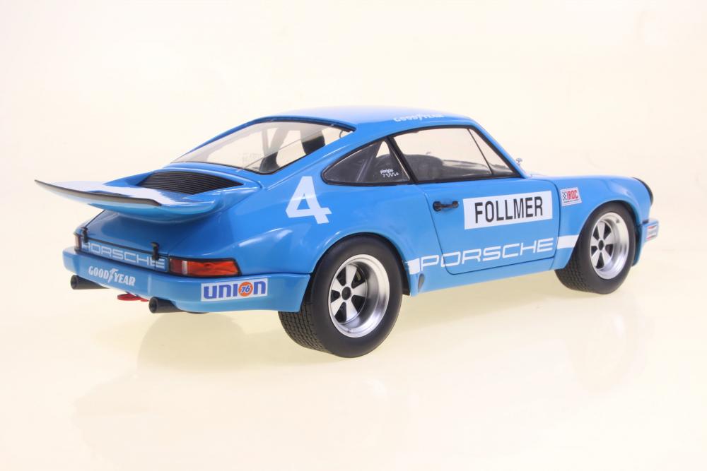 Solido Modellauto Maßstab 1:18 Porsche 911 IROC #4 1974 blau S1810702