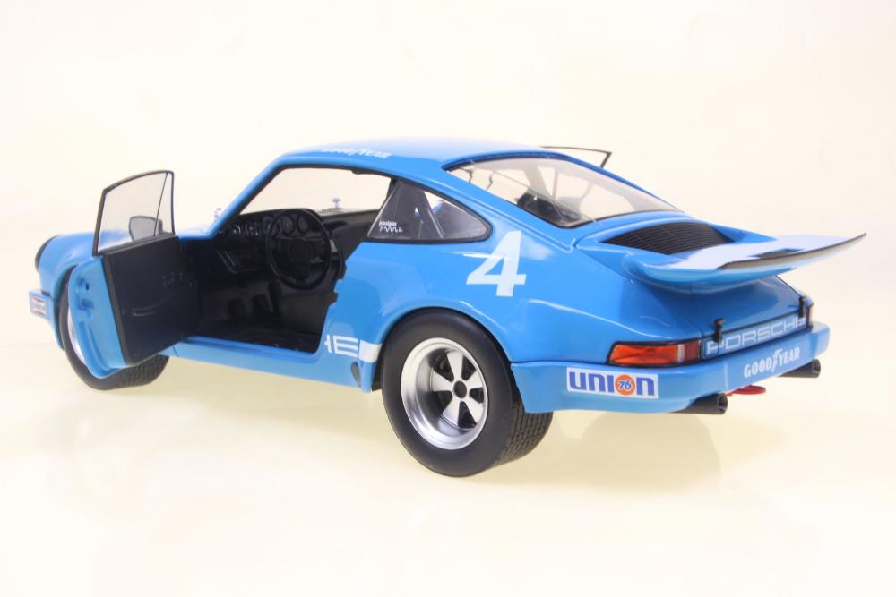 Solido Modellauto Maßstab 1:18 Porsche 911 IROC #4 1974 blau S1810702