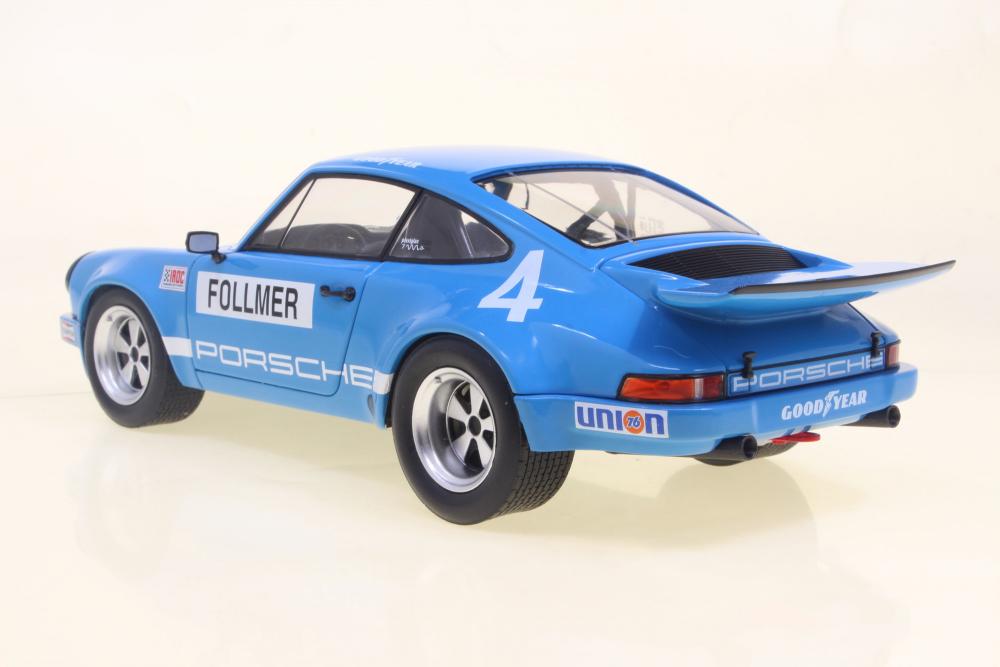 Solido Modellauto Maßstab 1:18 Porsche 911 IROC #4 1974 blau S1810702