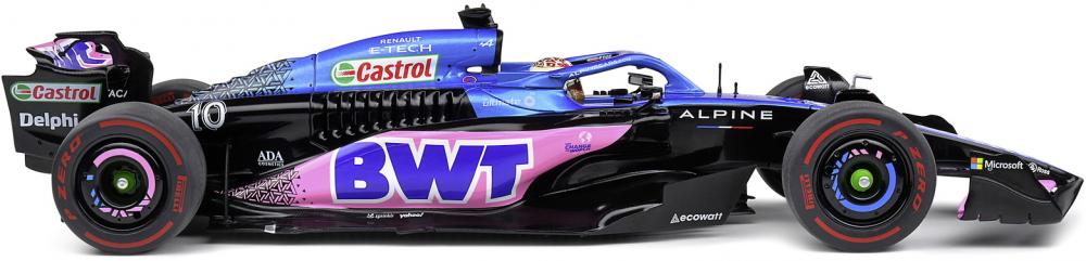 Solido Modellauto Maßstab 1:18 Alpine Formel 1 A523 Gazly #10 Dutch GP 2023 S1811002