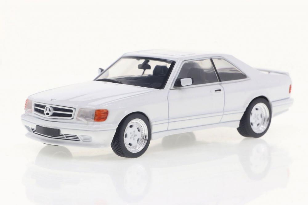 Solido Modellauto Maßstab 1:43 Mercedes SEC 560 AMG Widebody 1990 weiß S4310904