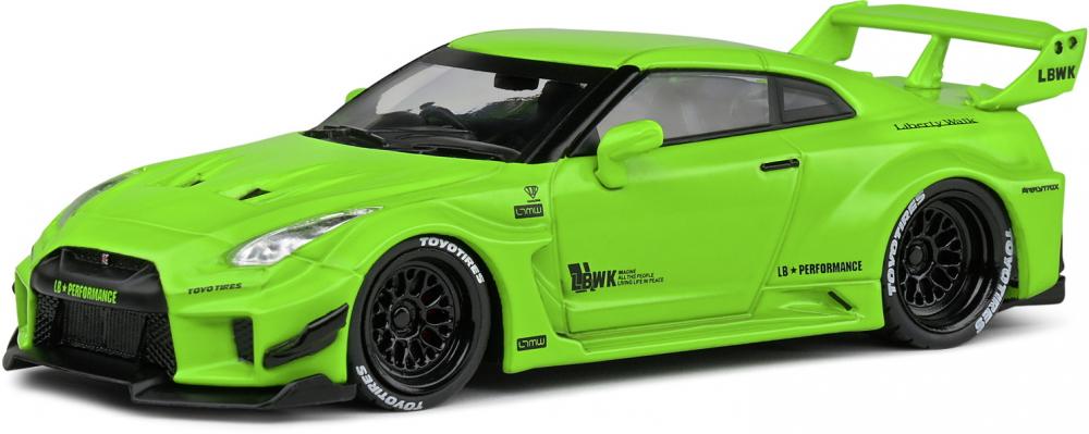 Solido Modellauto Maßstab 1:43 Nissan GTR35 LBWK Silhouette grün 2019 S4311207