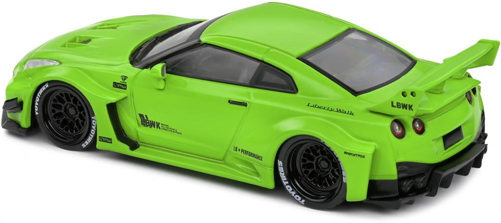 Solido Modellauto Maßstab 1:43 Nissan GTR35 LBWK Silhouette grün 2019 S4311207