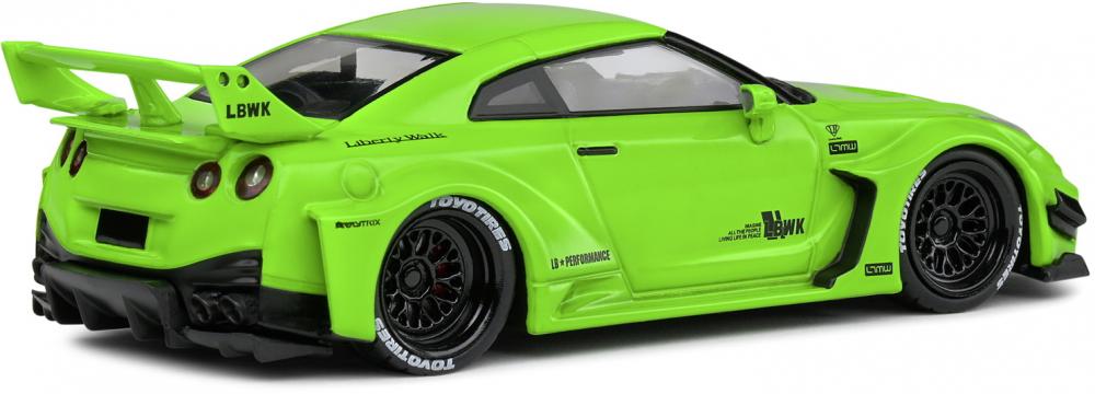 Solido Modellauto Maßstab 1:43 Nissan GTR35 LBWK Silhouette grün 2019 S4311207