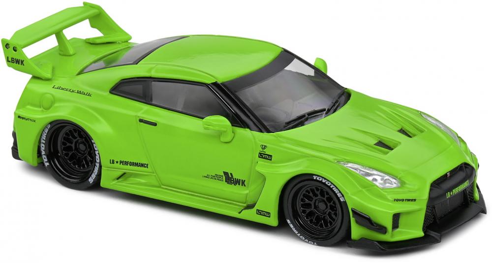 Solido Modellauto Maßstab 1:43 Nissan GTR35 LBWK Silhouette grün 2019 S4311207