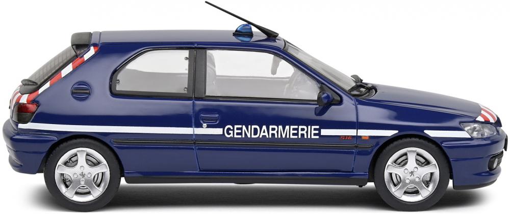 Solido Modellauto Maßstab 1:43 Peugeot 306 S16 Gendarm blau 2002 S4311407