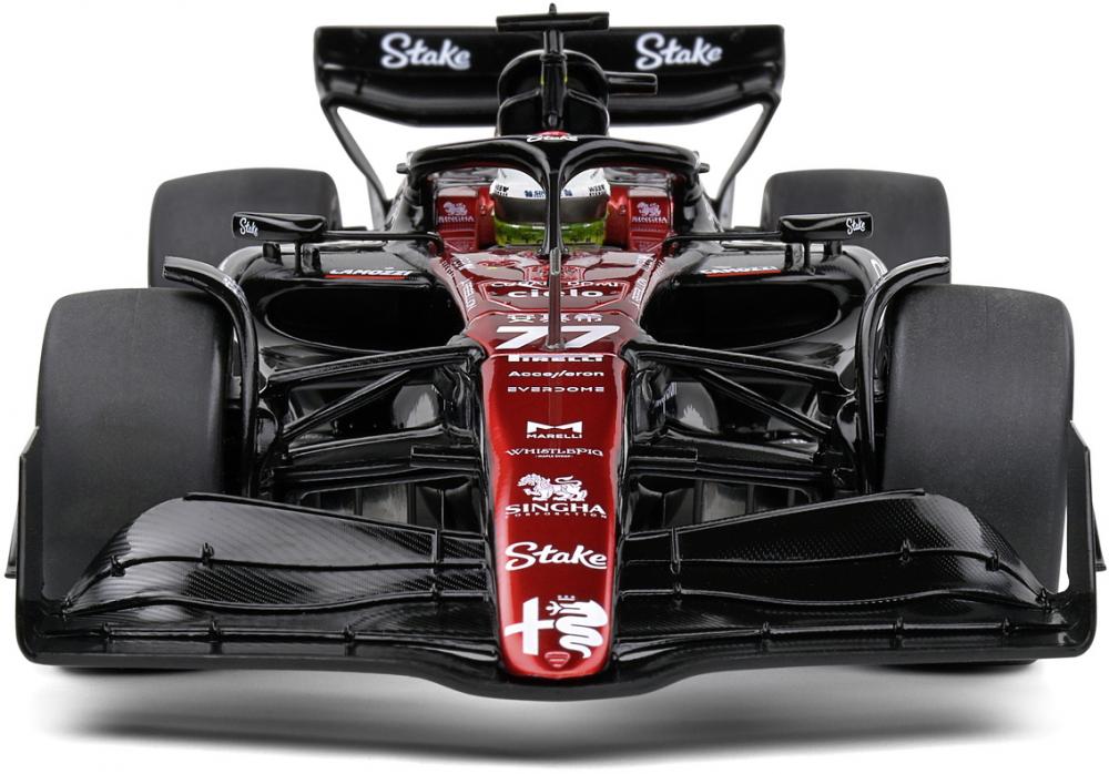 Solido Modellauto Maßstab 1:18 Alfa Romeo Formel 1 Team C43 #77 Canadian GP 2023 S1811101