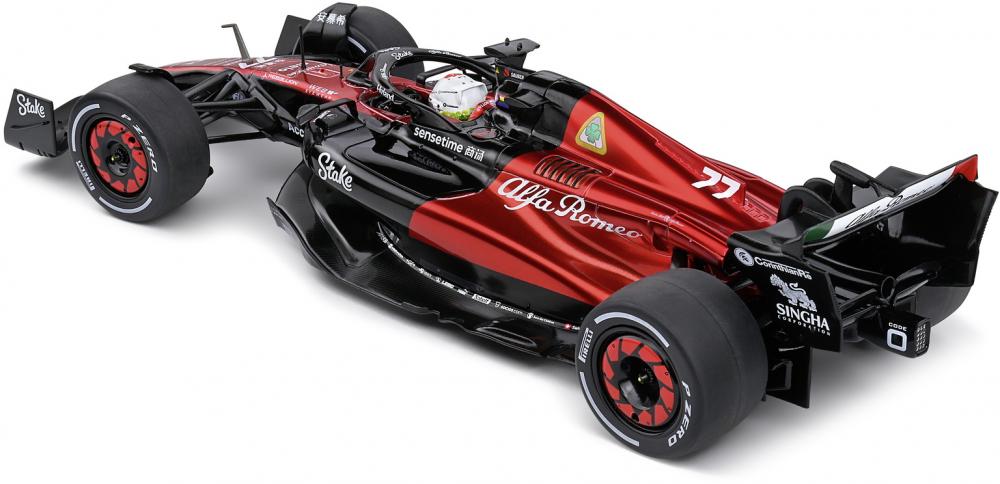 Solido Modellauto Maßstab 1:18 Alfa Romeo Formel 1 Team C43 #77 Canadian GP 2023 S1811101