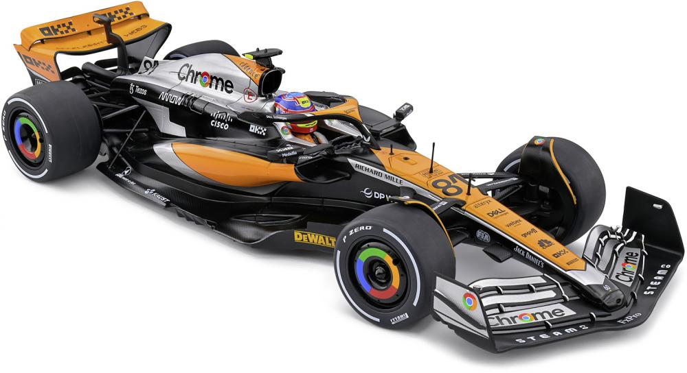 Solido Modellauto Maßstab 1:18 McLaren Formel 1 Team MCL60 #81 Great Britain GP 2023 S1811202