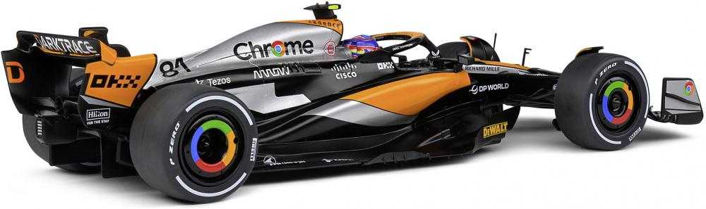 Solido Modellauto Maßstab 1:18 McLaren Formel 1 Team MCL60 #81 Great Britain GP 2023 S1811202