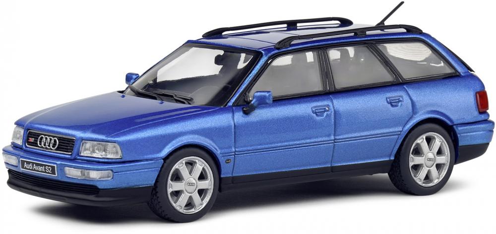 Solido Modellauto Maßstab 1:43 Audi Avant S2 blau 1994 S4314506