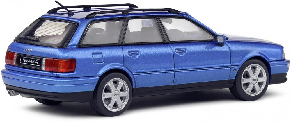 Solido Modellauto Maßstab 1:43 Audi Avant S2 blau 1994 S4314506