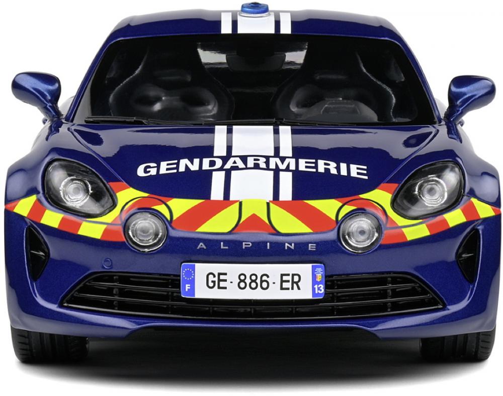 Solido Modellauto Maßstab 1:18 Alpine A110 Gendarmerie blau 2023 S1801628