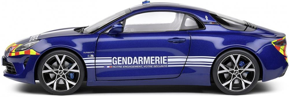 Solido Modellauto Maßstab 1:18 Alpine A110 Gendarmerie blau 2023 S1801628