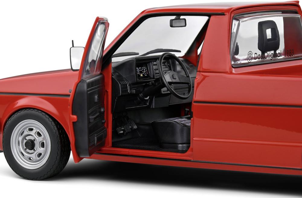 Solido Modellauto Maßstab 1:18 VW Volkswagen Caddy MK.1 rot 1982 S1803511