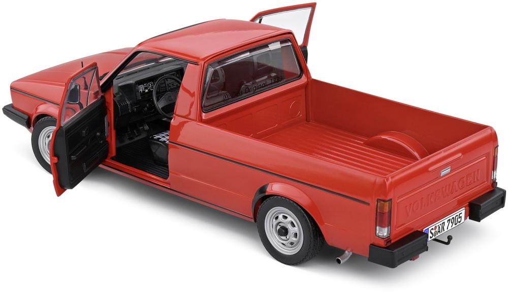 Solido Modellauto Maßstab 1:18 VW Volkswagen Caddy MK.1 rot 1982 S1803511