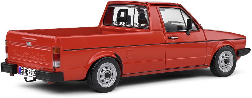 Solido Modellauto Maßstab 1:18 VW Volkswagen Caddy MK.1 rot 1982 S1803511