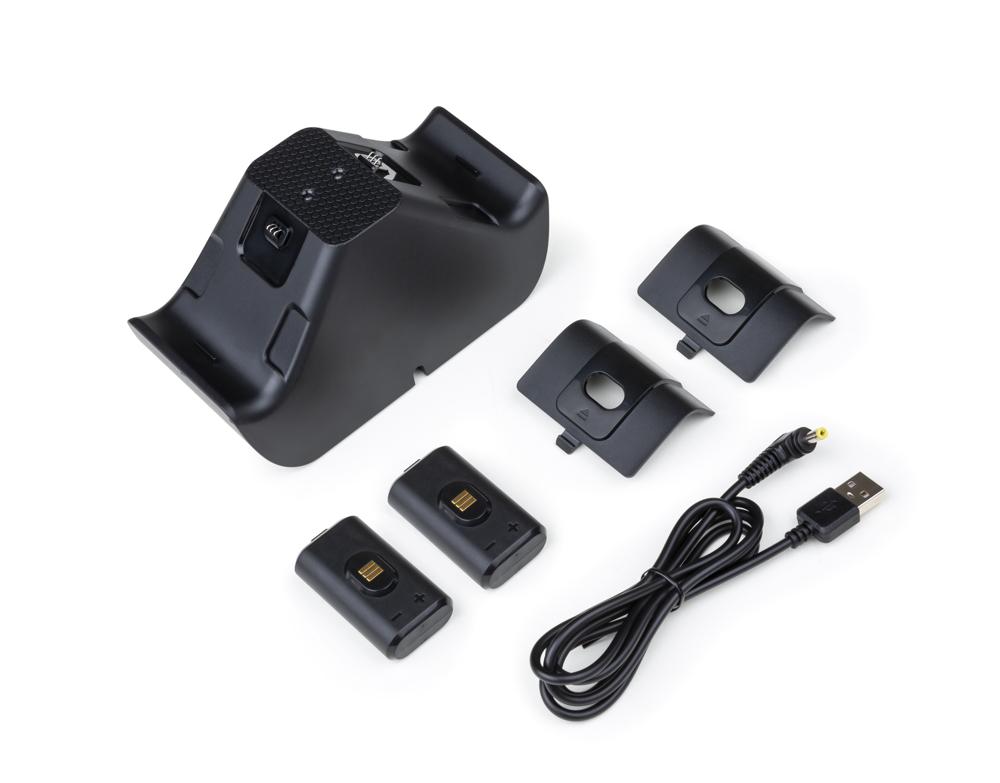 Bigben Ladestation für 2 XBOX Series X/S Controller Dual-Charger mit 2 Ersatzakku BB006421