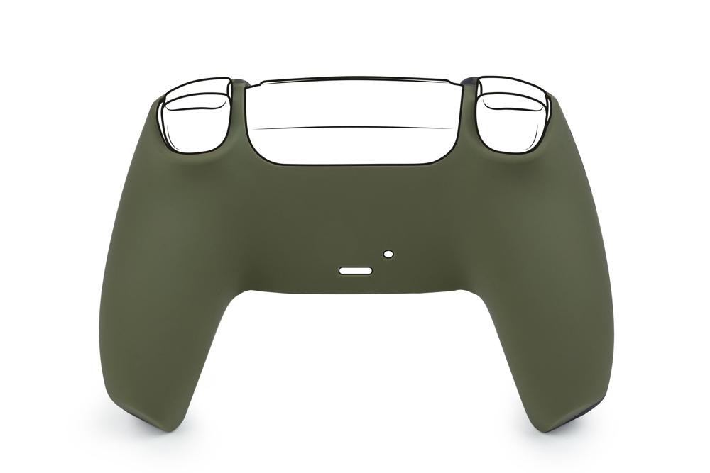 Bigben für Playstation 5 Controller Silicon Glove camo green inkl. 2 Thumb Grips BB006445