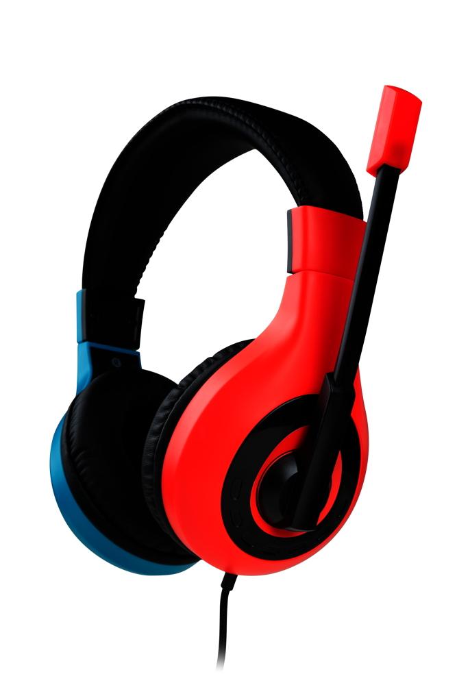 Bigben für Nintendo Switch / Lite Stereo Gaming Headset V1 rot, blau BB006926