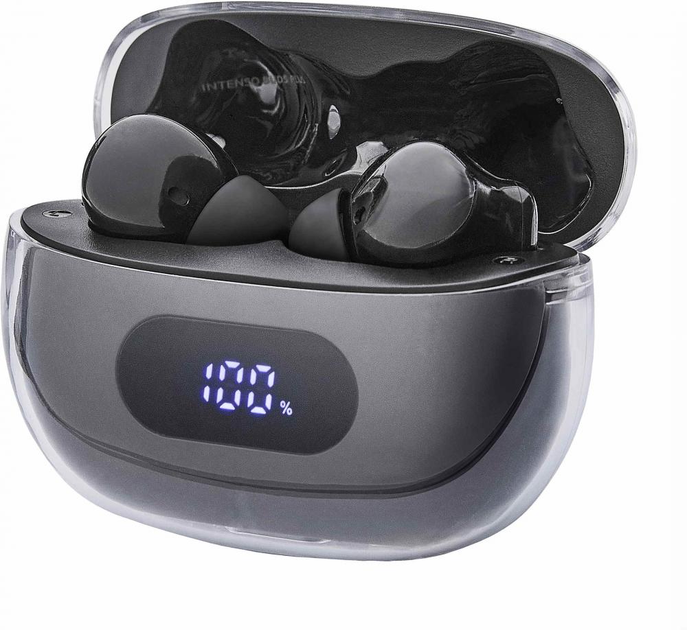 Intenso True Wireless Kopfhörer T310AE Bluetooth Buds Plus mit Akku schwarz