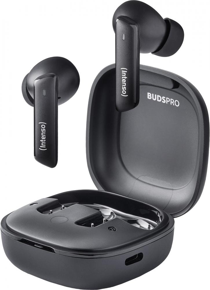 Intenso True Wireless Kopfhörer T500AE Bluetooth Buds Pro mit Akku schwarz