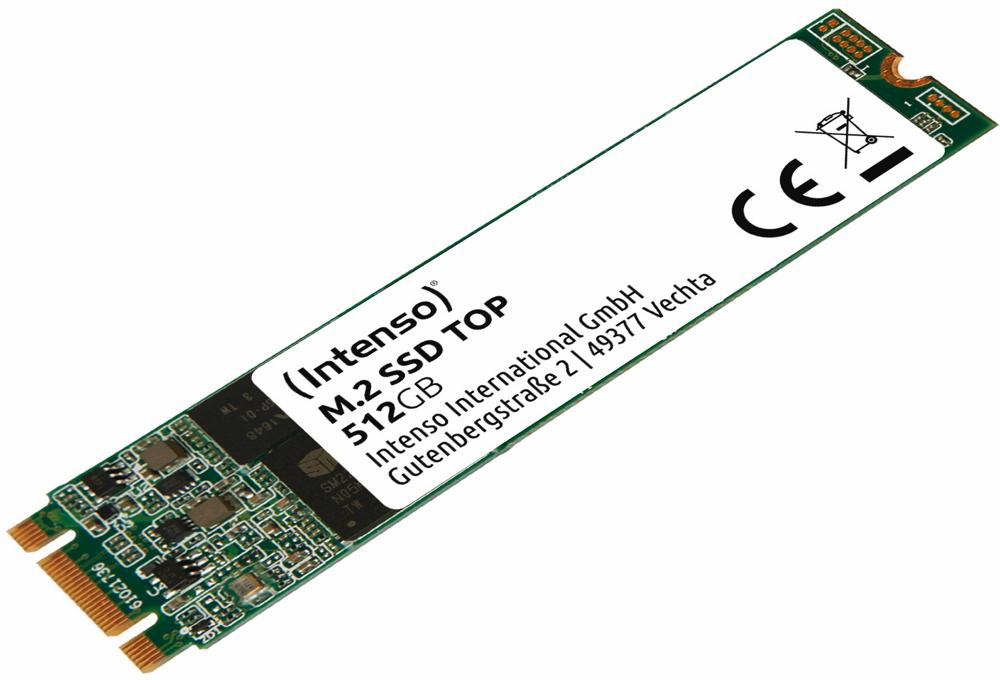 Intenso SSD M.2 2280 interne Festplatte Top Performance 3D Nand 512GB