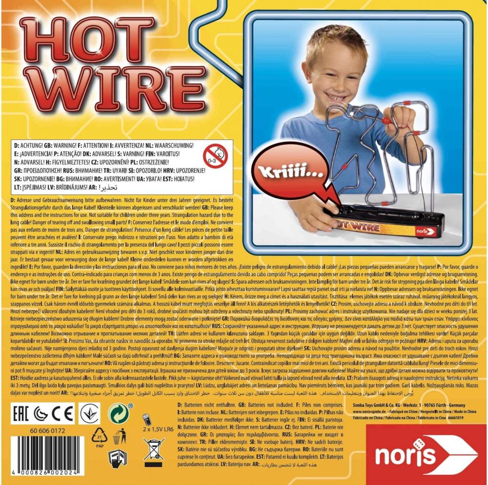 Noris Kinderspiel Geschicklichkeitsspiele Hot Wire 606060172