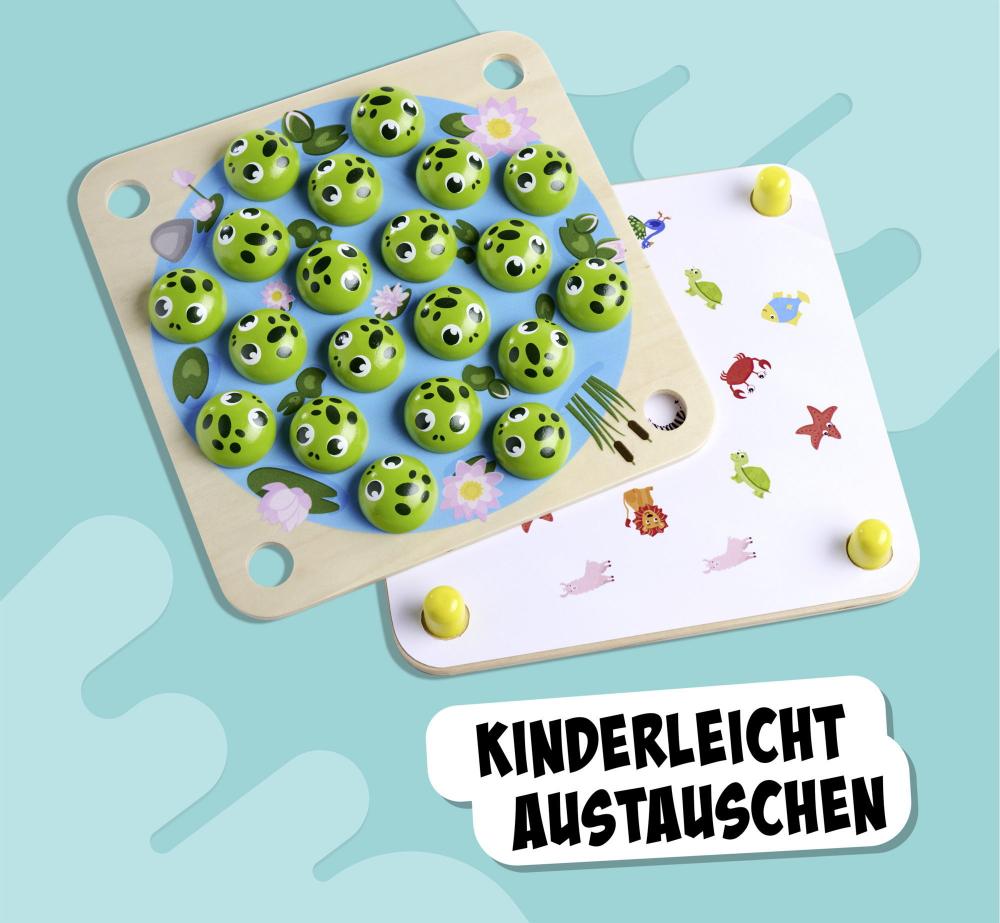 Noris Kinderspiel Legekartenspiel Mein Frosch Memospiel 606012168