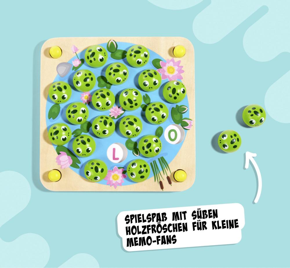 Noris Kinderspiel Legekartenspiel Mein Frosch Memospiel 606012168