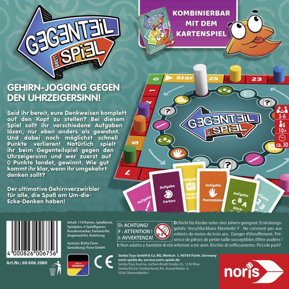 Noris Familienspiel Strategiespiel Gegenteil Brettspiel 606062080