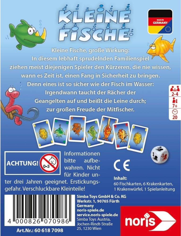 Noris Kartenspiel Wettlaufspiel Kleine Fische 606187098