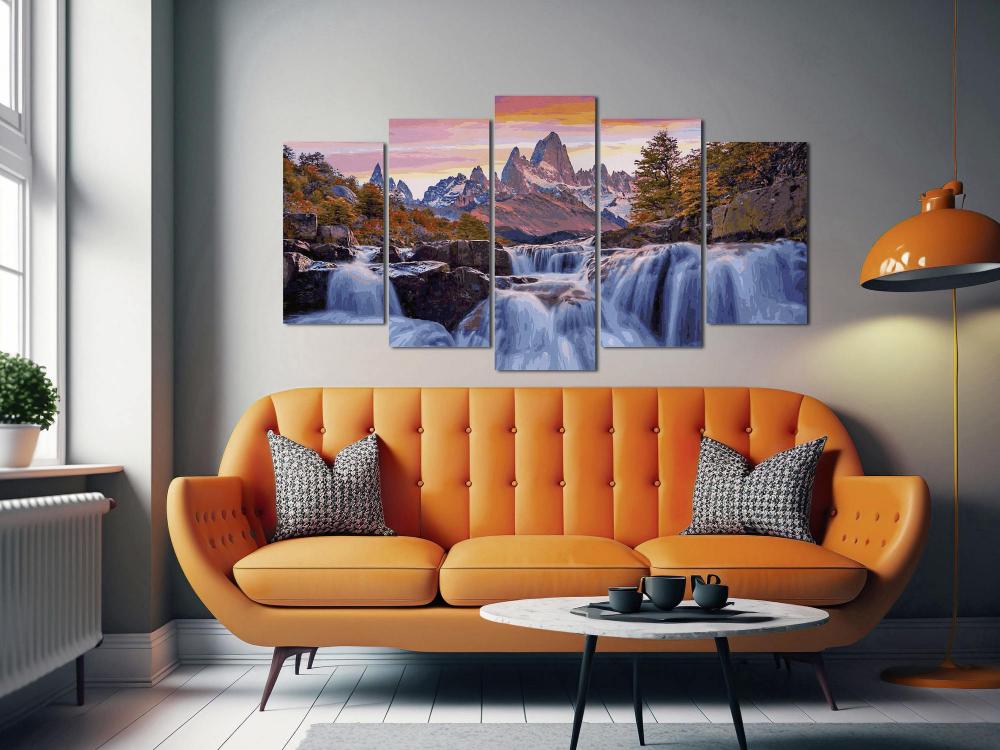 Schipper Malen nach Zahlen Master Class Polyptych 132x72cm Mystisches Patagonien 609450913