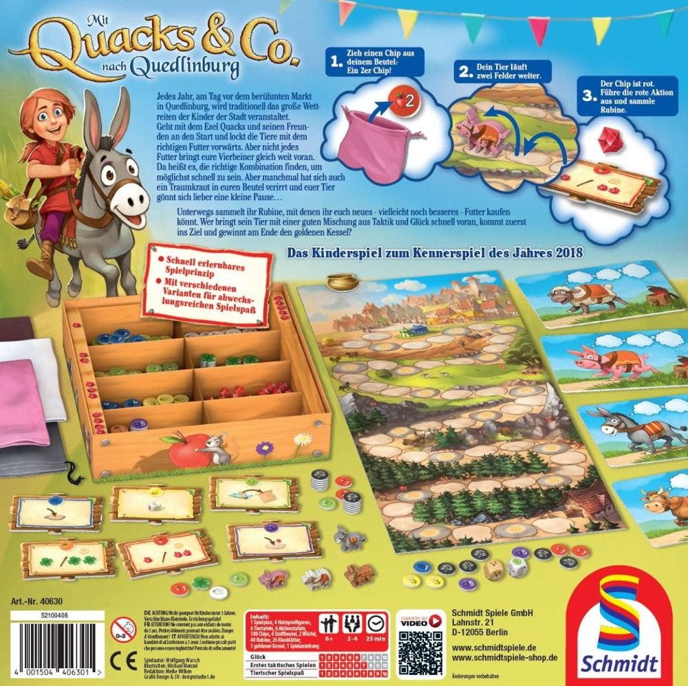 Schmidt Spiele Kinderspiel Taktikspiel Mit Quacks & Co. nach Quedlinburg 40630