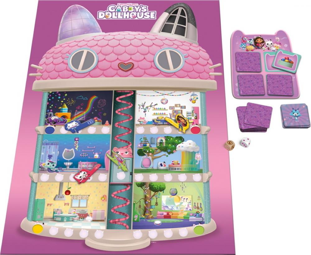 Schmidt Spiele Kinderspiel Wettlaufspiel Gabby's Dollhouse Eine miau-tastische Schnitzeljagd 40655