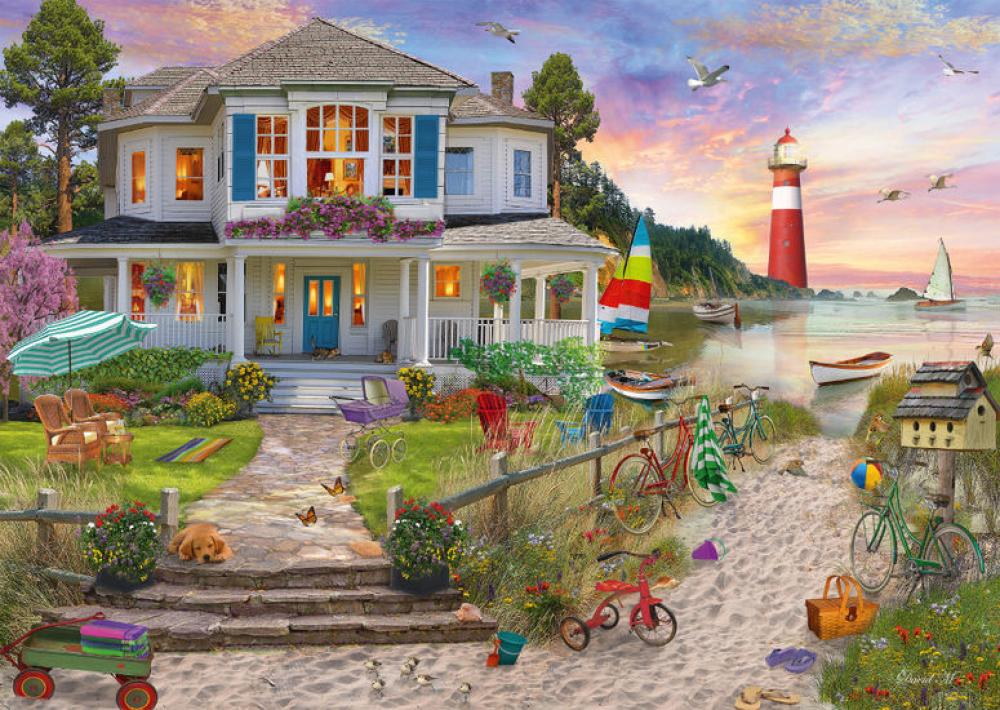 1000 Teile Schmidt Spiele Puzzle Das Strandhaus 58990