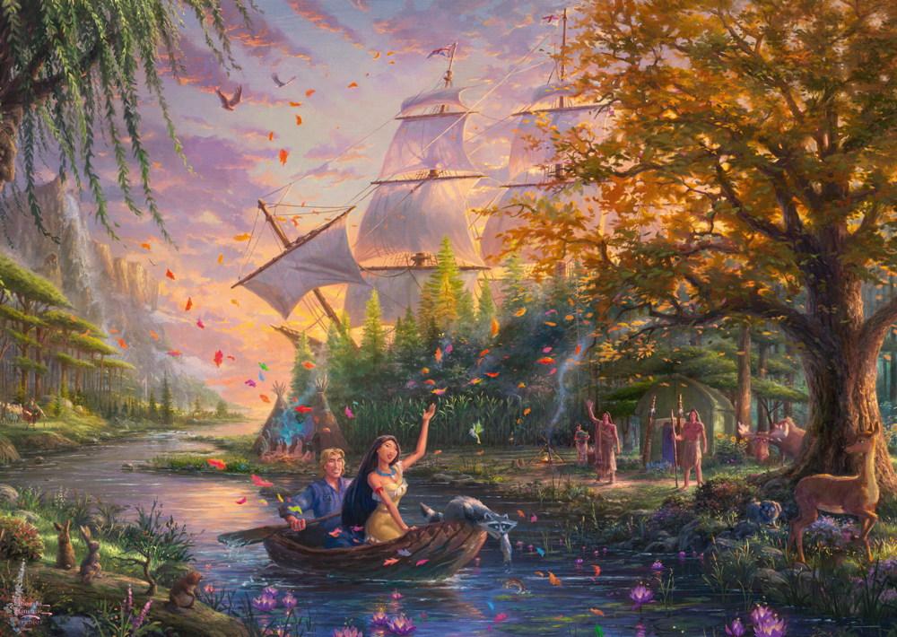 1000 Teile Schmidt Spiele Puzzle Thomas Kinkade Disney Pocahontas 59688