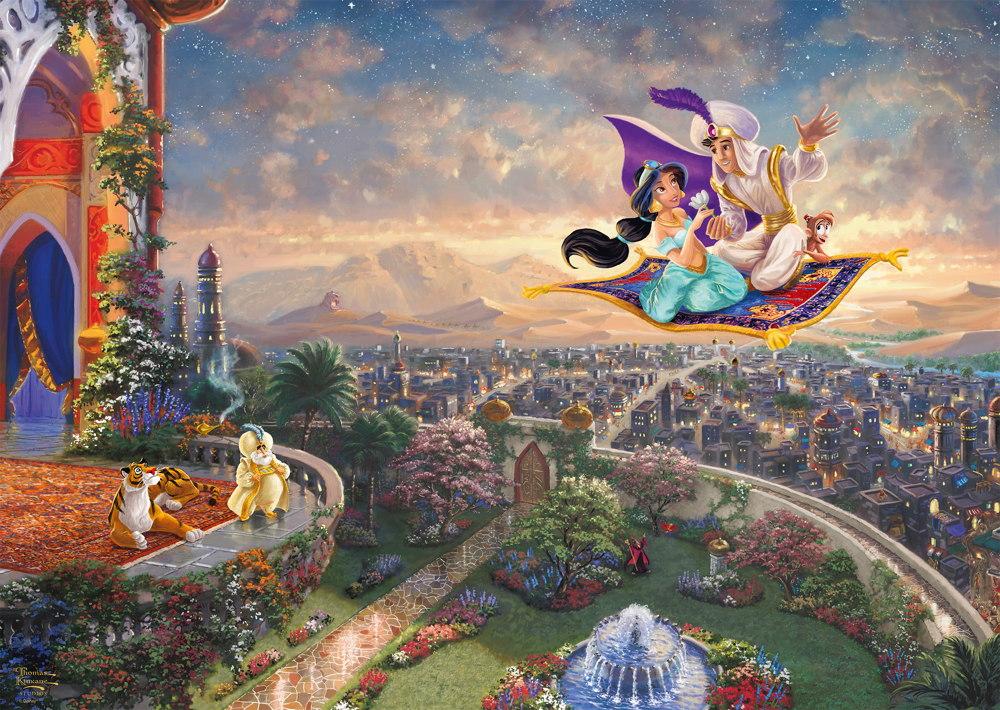 1000 Teile Schmidt Spiele Puzzle Thomas Kinkade Disney Aladdin 59950