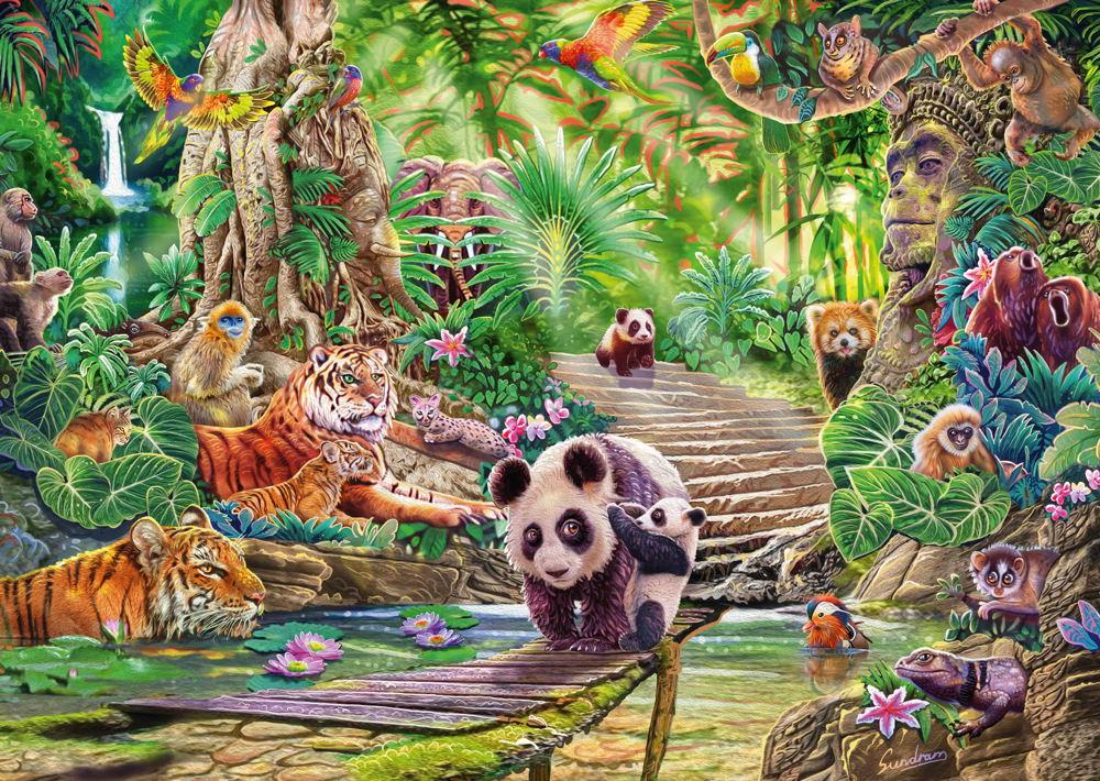 1000 Teile Schmidt Spiele Puzzle Steve Sundram Wildlife Asiatische Tierwelt 59962