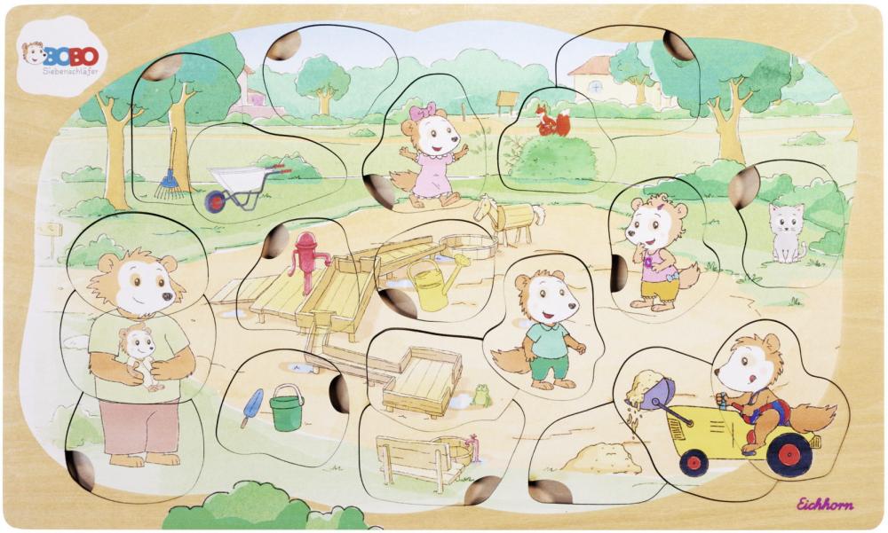 24 Teile Eichhorn Kinder Puzzle Holz Bobo Siebenschläfer 2er Set 109245681