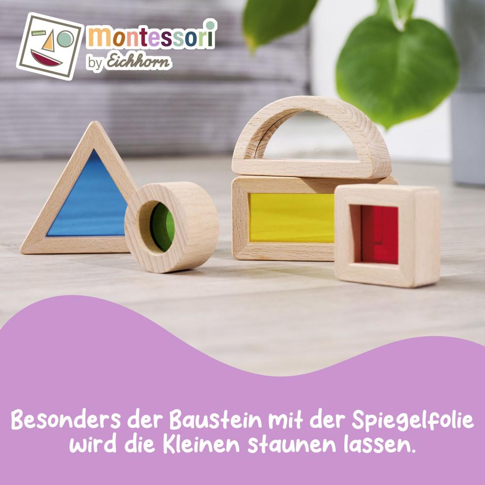 Eichhorn Kleinkindwelt Montessori Fensterbausteine 5 Teile 100006001